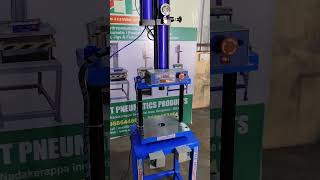 4TON CAPACITY 2PILLAR HYDRO PNEUMATIC PRESS [upl. by Bechler703]