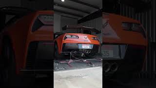 1000 HP C7 Corvette ZR1 on the Dyno shorts [upl. by Idonah]