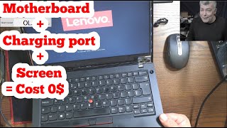 Lenovo L14 proper damaged repair cost £0 [upl. by Mazurek536]