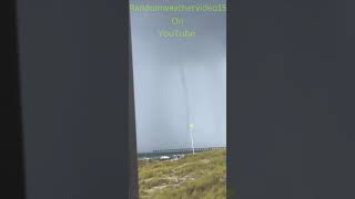 A Incredible Waterspout Touches Down at Panama City Beach in Florida During a Thunderstorm [upl. by Lodie833]