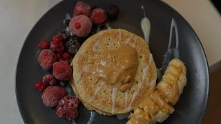 Receta de panqueques proteicos 🥞🧉 [upl. by Pahl]