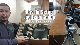 How to Setup Logitech Group for video Conferencing  Online meeting using Google Meet  Zoom  Webex [upl. by Adnanref]