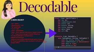 Decodable in swift Hindi  Decode JSON in Swift with Decodable protocol Hindi tutorial  api parse [upl. by Orimlede]