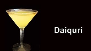 Daiquiri Cocktail Drink Recipe [upl. by Eseerehs]