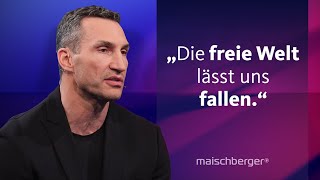 „Wir brauchen keine deutschen Soldaten“ – Wladimir Klitschko im Gespräch  maischberger [upl. by Katonah]