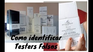 Como identificar perfumes Testers Falsos [upl. by Dorlisa138]