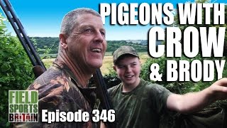 Fieldsports Britain  Pigeonshooting with Crow and Brody [upl. by Spiegelman]