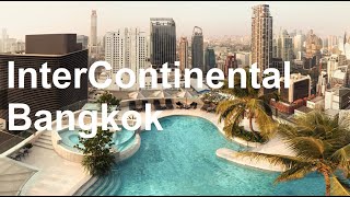 Intercontinental Hotel Bangkok  Room tour  Gym and swimming pool [upl. by Caassi]