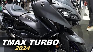 2024 YAMAHA TMAX TECH MAX  With Good TURBO Sensations [upl. by Bennet9]