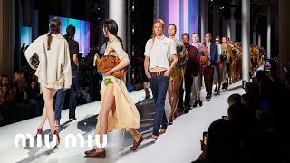 Miu Miu  SpringSummer 2024 Fashion Show [upl. by Nikos]