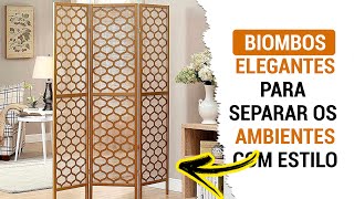 Biombos  347 Estilos Diferentes Para Separar os Ambientes com Elegância [upl. by Ditmore880]