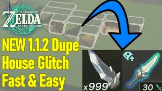 NEW 112 duplication glitch using house exploit FAST and EASIEST method Zelda Tears of the Kingdom [upl. by Eilujna333]