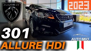 🦁 PEUGEOT 301 ALLURE HDi 2023  transmisión Manual  FICHA TÉCNICA [upl. by Anerok]