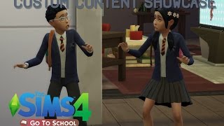 Sims 4 Custom Content Creator Showcase quotGo to Schoolquot Mod Overview [upl. by Keven]