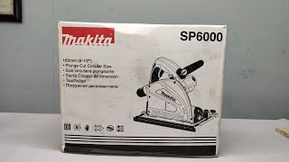 Unboxing Makita SP6000  Plunge Cut Circular Saw 165mm  1300W  6 Speed [upl. by Sedruol]