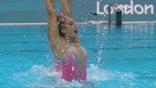 Synchronized Swimming Duets  Technical Routine Heats  London 2012 Olympics [upl. by Nnahoj]