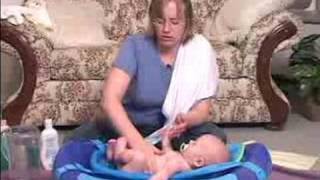 How to Bathe Change amp Feed a Baby  Bathing Your Newborn Baby [upl. by Brandy]