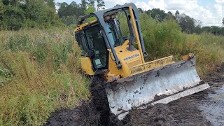 I Got Stuck Dredging The Next Cove 9 Acre Pond Rehab [upl. by Haneehs850]