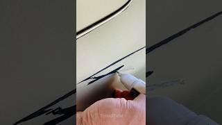 How to Repair Scratch on Car Bumper touchuppaint shorts [upl. by Ariik]