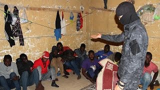 Libye  vague darrestations de migrants à Tripoli [upl. by Ahsiei985]