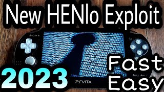 HENlo 2023  Very EASY Way to Hack your Ps Vita  360  374 FW [upl. by Linsk835]