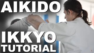 How to do Ikkyo Technique Aikido [upl. by Barthel]