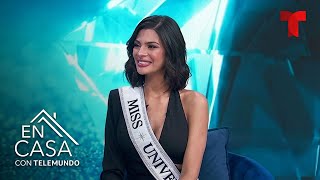 Sheynnis Palacios confiesa sus planes como Miss Universo  En Casa Con Telemundo [upl. by Fokos]