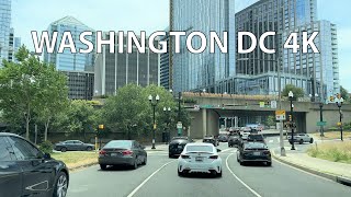 Washington DC 4K  Driving Downtown  Summer 2024  USA [upl. by Beore758]