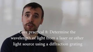 Experiment to Determine the Wavelength of light using laser diffraction [upl. by Gerita916]