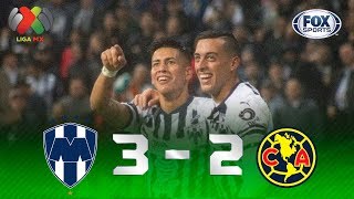 Monterrey  América 32  GOLES  Jornada 4  Liga MX [upl. by Eetnahc35]