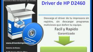 Descargar Driver de Hp D2460 Impresor [upl. by Alf707]