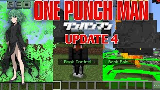 I ADDED TATSUMAKI TO MCPEOne Punch Man  The Strongest Addon MCPE Update 4 [upl. by Annasoh]