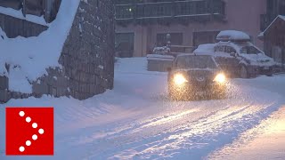 Madonna di Campiglio si sveglia sotto la neve 1 febbraio 2019 ore 730 [upl. by Guerin]