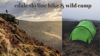 Edale Skyline Walk amp Wild Camp Peak District [upl. by Bernadette]