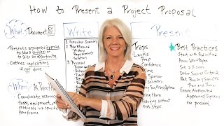 How to Present a Project Proposal  Project Management Training [upl. by Eneryt]