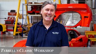 Ferrari F40 Part 2  Unveiling the Secrets Ferrari Expert Tony Willis  Tyrrells Classic Workshop [upl. by Essyla]