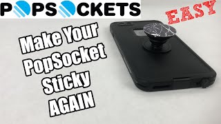 How to Make a PopSocket Sticky Again [upl. by Ynnol]