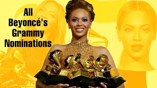 All Beyoncé’s Grammy Nominations 20002021 [upl. by Dimah546]