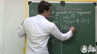 Modules et arguments  Exercice 2  Maths terminale  Les Bons Profs [upl. by Redienhcs]