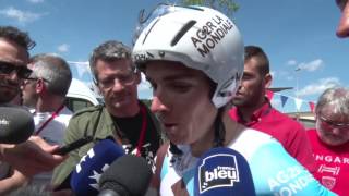 Romain Bardet  Interview darrivée  4e étape  Critérium du Dauphiné 2017 [upl. by Pitt]