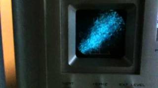 Marantz 2130 Oscilloscope Tube Zoom Video [upl. by Dez]