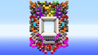 Die KRASSESTE 8x8 Redstone Piston Tür Minecraft Redstone Piston Door [upl. by Laeno]