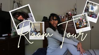 ROOM TOUR  On a budget grass wall fairy lights closet makeover organization 🫧 [upl. by Certie472]