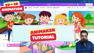 Animaker  Animaker Tutorial  Animaker Review  How To Use Animaker [upl. by Ahseinod]