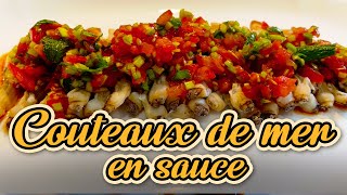 Couteaux de mer en sauce  Recettes Cuisines Chinoises  Recettes simples [upl. by Bashee705]