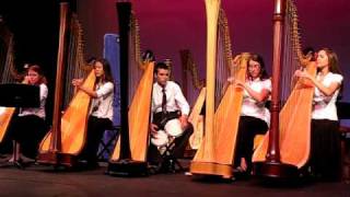 Fireflies by Owl City on 5 harps [upl. by Attej]