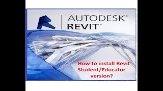 How to install Revit studenteducator version [upl. by Bortman658]