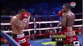 La apoyada del Chino Maidana a Broner [upl. by Aneet]