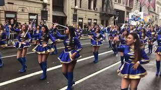 Banda El Carbonero quot GRAN ENSAMBLE DE BANDAS 2017quot durante el desfile de la hispanidad en NYC [upl. by Engleman833]