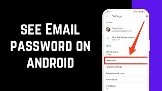 How To See Email Password On Android  Recover Email Password Without Phone Number Or Email 2023 [upl. by Dayle]